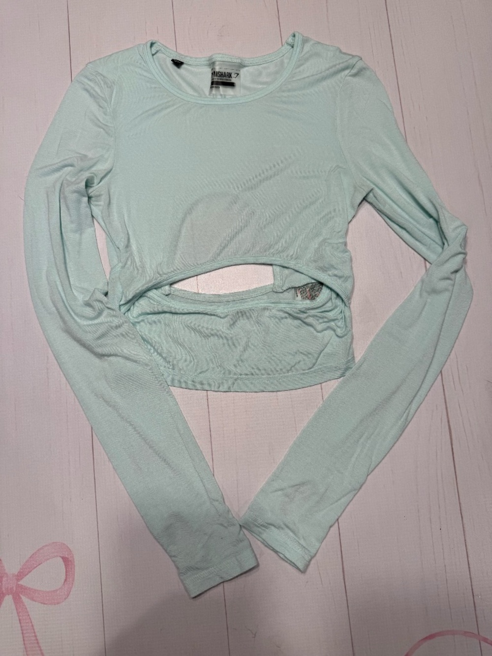 Gymshark Long Sleeve Crop Top Size Small